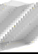 Mexen Lunar-B dešinysis dušo kabinas 85 x 70 cm, skaidrus, auksinis šlifuotas - 832-085-070-55-00-P