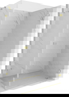 Mexen Lunar-B dešinė atsidarančios dušo kabina 85 x 80 cm, skaidrus, šlifuotas auksas - 832-085-080-55-00-P