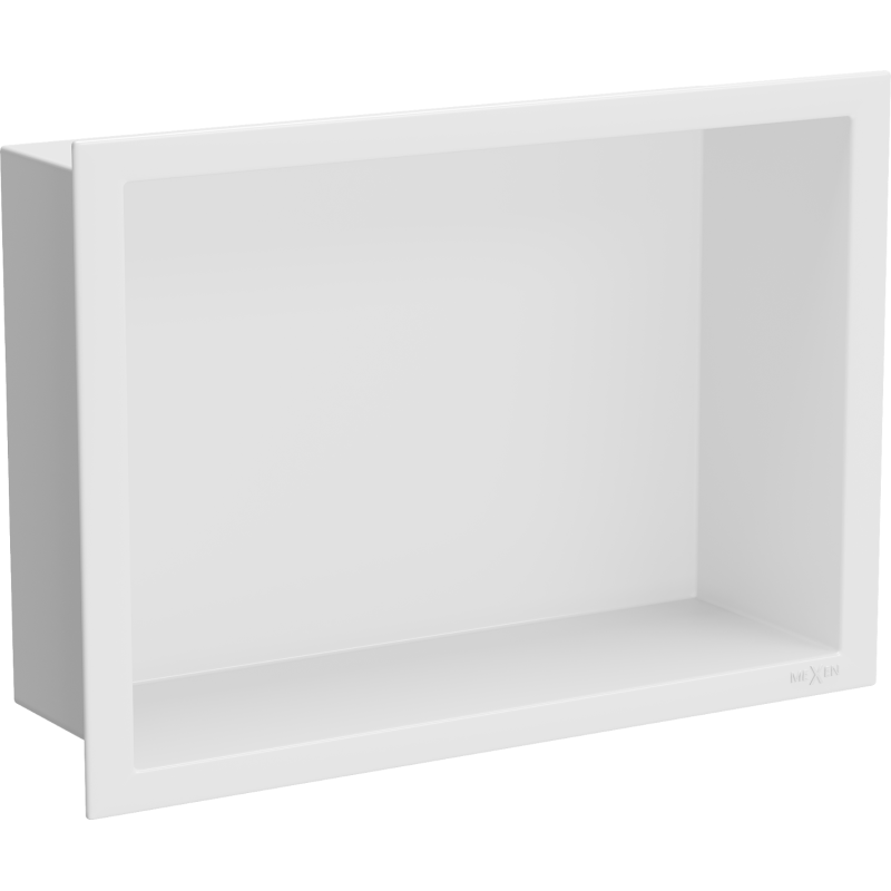 Mexen X-Wall-R įleidžiama lentyna su apsiuvimu 30 x 20 cm, Balta - 1920302010
