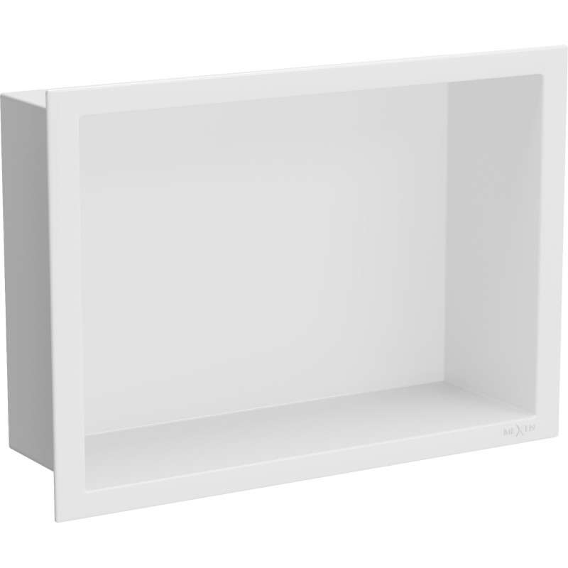 Mexen X-Wall-R nišinis lentyna su apvadu 30 x 20 cm, balta - 1920302010
