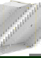 Mexen Mist-H T dušo kabina, atveriama dešinė, 100 x 120 cm, skaidri, aukso - 8A5T-100-120-50-00-P