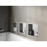 Mexen X-Wall-R įleidžiama lentyna su apsiuvimu 30 x 30 cm, inox - 1910303010