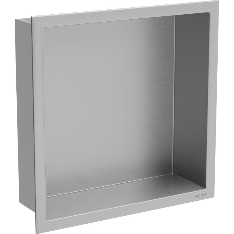 Mexen X-Wall-R nišinė lentyna su lamina 30 x 30 cm, nerūdijantis plienas - 1910303010