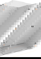 Mexen Lunar-B dešinys dušo kabinos atviras durys 85 x 70 cm, skaidrus, rožinis auksas - 832-085-070-60-00-P