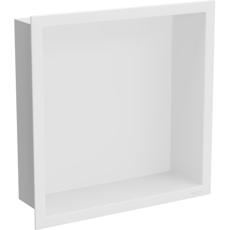 Mexen X-Wall-R nišinė lentyna su apykakle 30 x 30 cm, balta - 1920303010