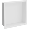 Mexen X-Wall-R įleidžiama lentyna su flanšu 30 x 30 cm, balta - 1920303010