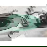 Mexen Glass teal laisvai pastatoma vonia permatoma 170 x 85 cm, chromo kamštis - 58061708511