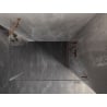 Mexen Lunar-B dešinė atveriama dušo kabina 95 x 70 cm, skaidri, šlifuotas varis - 832-095-070-65-00-P
