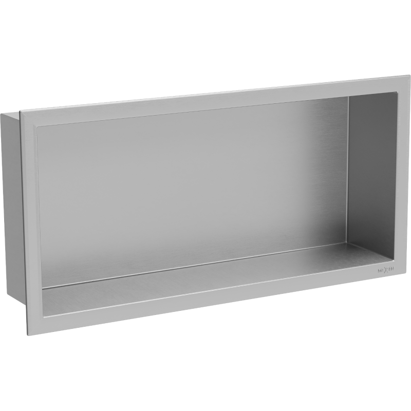 Mexen X-Wall-R įleidžiama lentyna su apsiuvimu 45 x 20 cm, inox - 1910452010