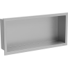 Mexen X-Wall-R įleidžiama lentyna su apsiuvimu 45 x 20 cm, inox - 1910452010
