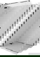 Mexen Mist-H T dušo kabina su atveriamomis durimis, kairė, 110 x 90 cm, skaidri, juoda - 8A5T-110-090-70-00-L