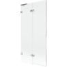Mexen Lunar L vonios ekranas, 2 sparnų, kairysis 90 x 150 cm, skaidrus, chromas - 897L-090-100-01-00-L