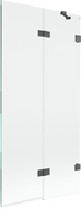 Mexen Lunar dušo ekranas, dvigubas, dešinysis, 90 x 150 cm, skaidrus, šešėlinė pilka šlifuota - 897-090-100-66-00-P