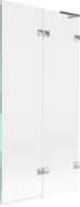 Mexen Lunar L vonios pertvara su 2 durimis, dešinė, 90 x 150 cm, skaidrus, chromas - 897L-090-100-01-00-P