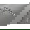 Mexen Mist H T kairysis dušo kabinos durys 120 x 70 cm, skaidrus, chromas - 8A5T-120-070-01-00-L