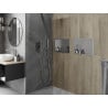 Mexen X-Wall-R įleidžiama lentyna su apsiuvimu 45 x 30 cm, inox - 1910453010