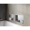 Mexen X-Wall-R įleidžiama lentyna su apsiuvimu 45 x 30 cm, inox - 1910453010