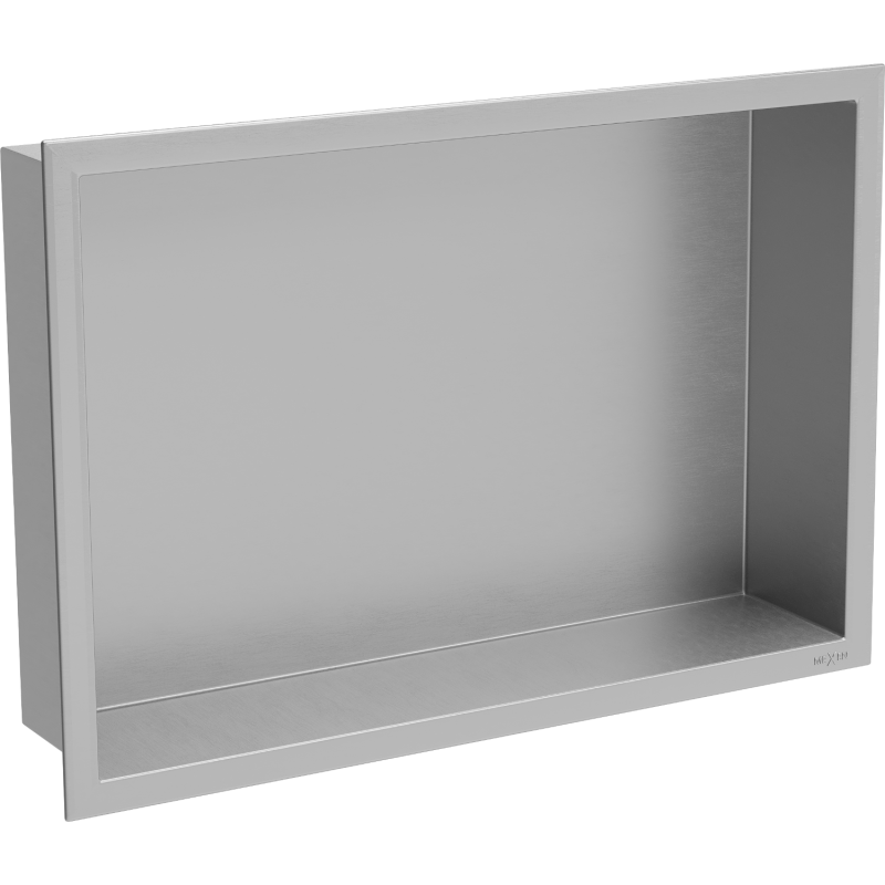 Mexen X-Wall-R įleidžiama lentyna su apvadu 45 x 30 cm, inox - 1910453010