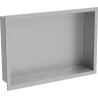 Mexen X-Wall-R nišinė lentyna su apvadu 45 x 30 cm, inox - 1910453010