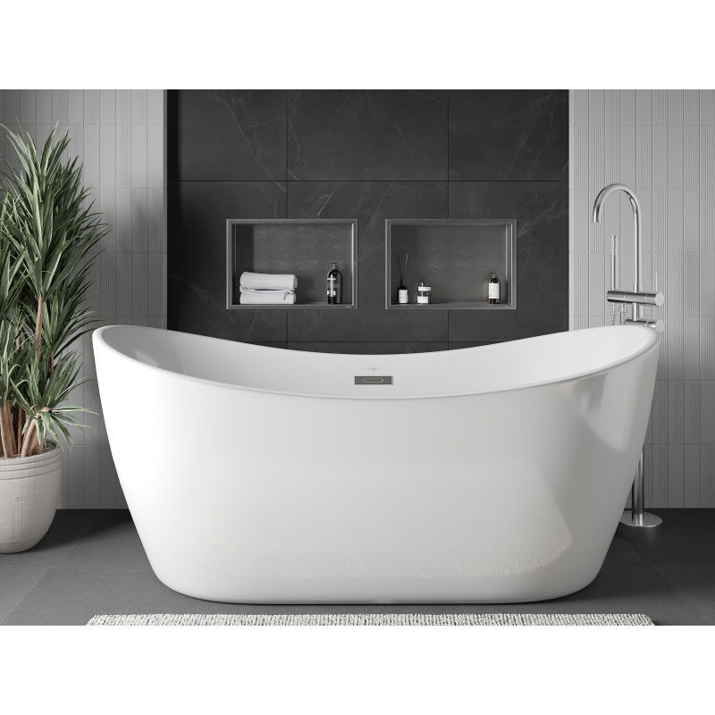 Mexen X-Wall-R įleidžiama lentyna su apvadu 45 x 30 cm, inox - 1910453010