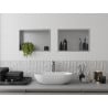 Mexen X-Wall-R įleidžiama lentyna su apsiuvimu 45 x 30 cm, inox - 1910453010