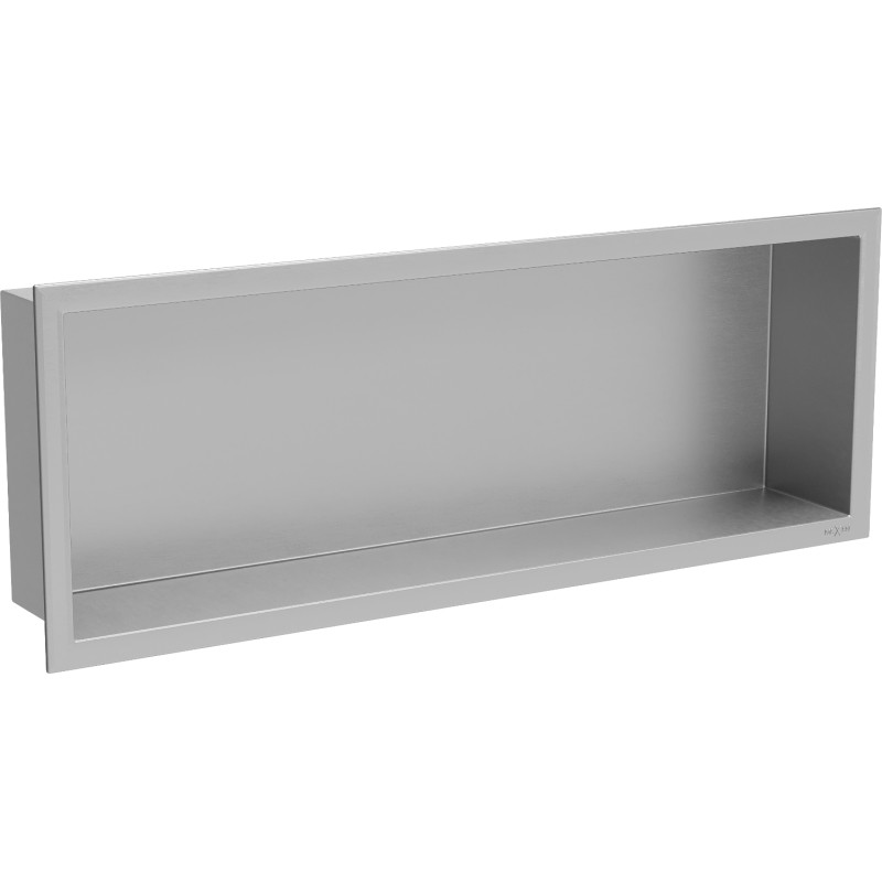 Mexen X-Wall-R nišinė lentyna su apvadu 60 x 20 cm, inox - 1910602010