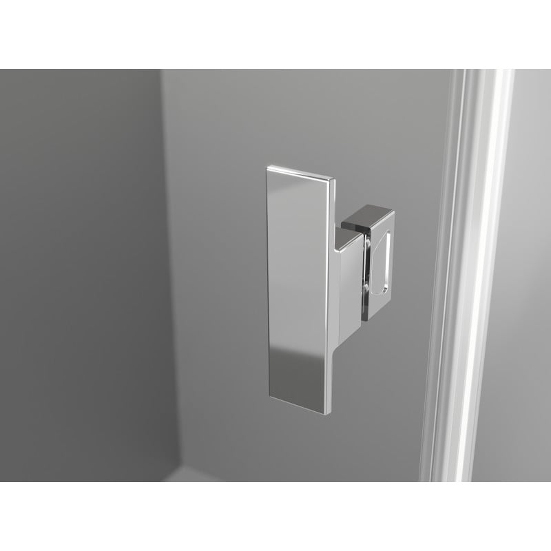 Mexen Mist-H Dviguba stumdoma dušo kabina kairė 115 x 70 cm, skaidri, chromuota - 8A5-115L-070P-01-00