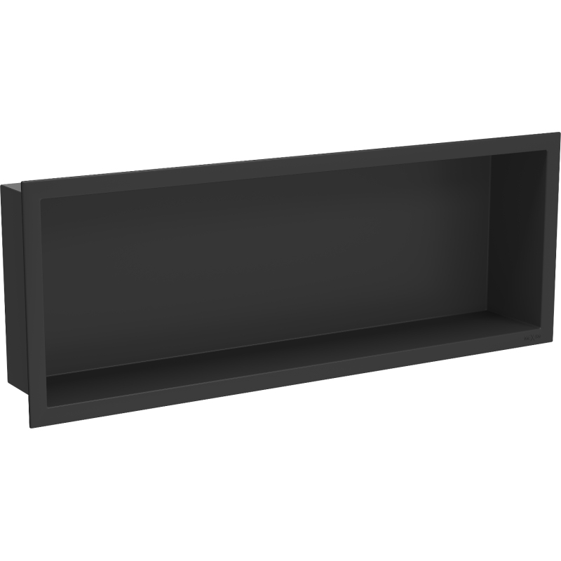 Mexen X-Wall-R įleidžiama lentynėlė su apykakle 60 x 20 cm, juoda - 1970602010