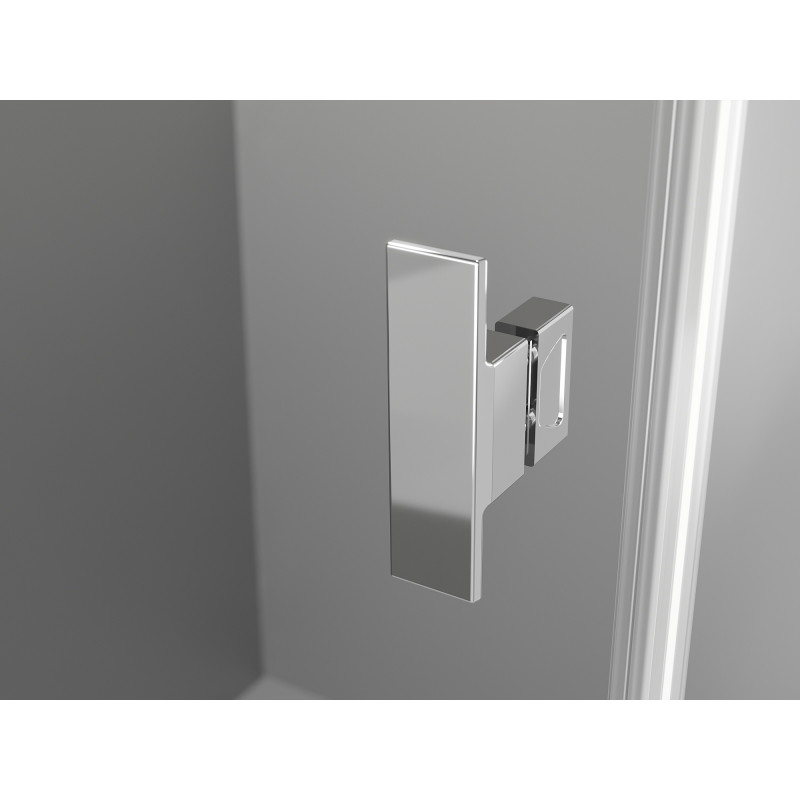 Mexen Mist-H Dviguba dešimtieji dušo kabina dešinė 75 x 85 cm, permatomas, chromas - 8A5-075L-055P-01-00