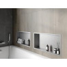 Mexen X-Wall-R nišinė lentyna su apvadu 60 x 30 cm, inox - 1910603010