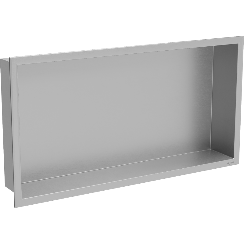 Mexen X-Wall-R nišinė lentyna su apvadu 60 x 30 cm, inox - 1910603010
