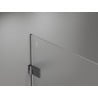 Mexen Lunar-B dešinė atsidaroma dušo kabina 85 x 70 cm, permatomumas, šukštinis pilkšvai pilkas - 832-085-070-66-00-P