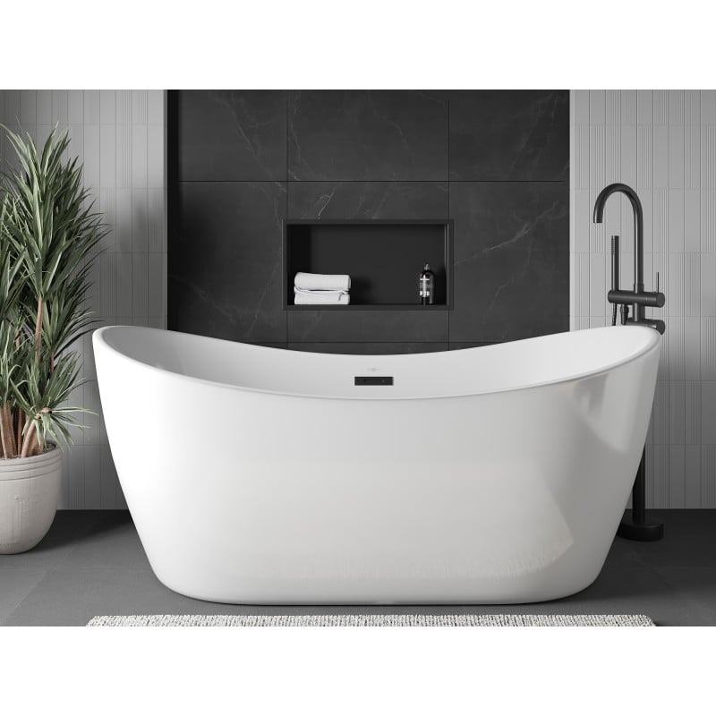 Mexen X-Wall-R įleidžiama lentyna su apvadu 60 x 30 cm, juoda - 1970603010