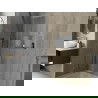 Mexen X-Wall-R įleidžiama lentyna su apsiuvimu ir lentynėle 60 x 30 cm, inox - 1910603010S