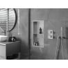 Mexen X-Wall-R įleidžiama lentyna su apvadu ir lentyna 60 x 30 cm, inox - 1910603010S