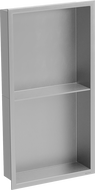 Mexen X-Wall-R įleidžiama lentyna su apsiuvimu ir lentynėle 60 x 30 cm, inox - 1910603010S