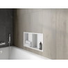 Mexen X-Wall-R Nišinis lentyna su apvadu ir lentyna 60 x 30 cm, balta - 1920603010S