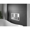 Mexen X-Wall-R Nišinis lentyna su apvadu ir lentyna 60 x 30 cm, balta - 1920603010S