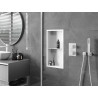 Mexen X-Wall-R Nišinis lentyna su apvadu ir lentyna 60 x 30 cm, balta - 1920603010S