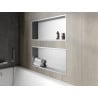 Mexen X-Wall-R įleidžiama lentyna su apvadu 75 x 30 cm, inox - 1910753010