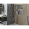 Mexen X-Wall-R įleidžiama lentyna su apvadu 75 x 30 cm, inox - 1910753010