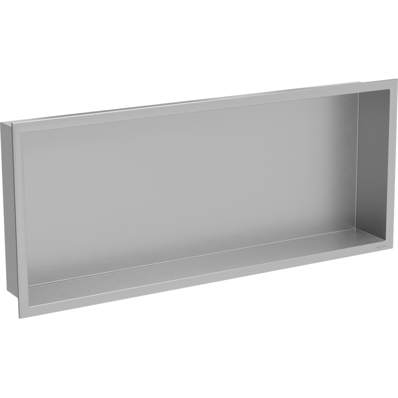 Mexen X-Wall-R nišinė lentyna su apvadu 75 x 30 cm, nerūdijantis plienas - 1910753010