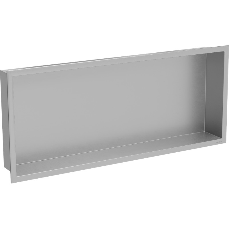 Mexen X-Wall-R su niša turinti lentyna su apvadais 75 x 30 cm, inox - 1910753010