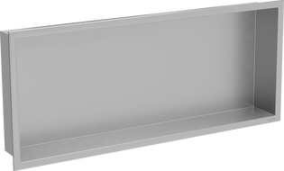 Mexen X-Wall-R su niša turinti lentyna su apvadais 75 x 30 cm, inox - 1910753010