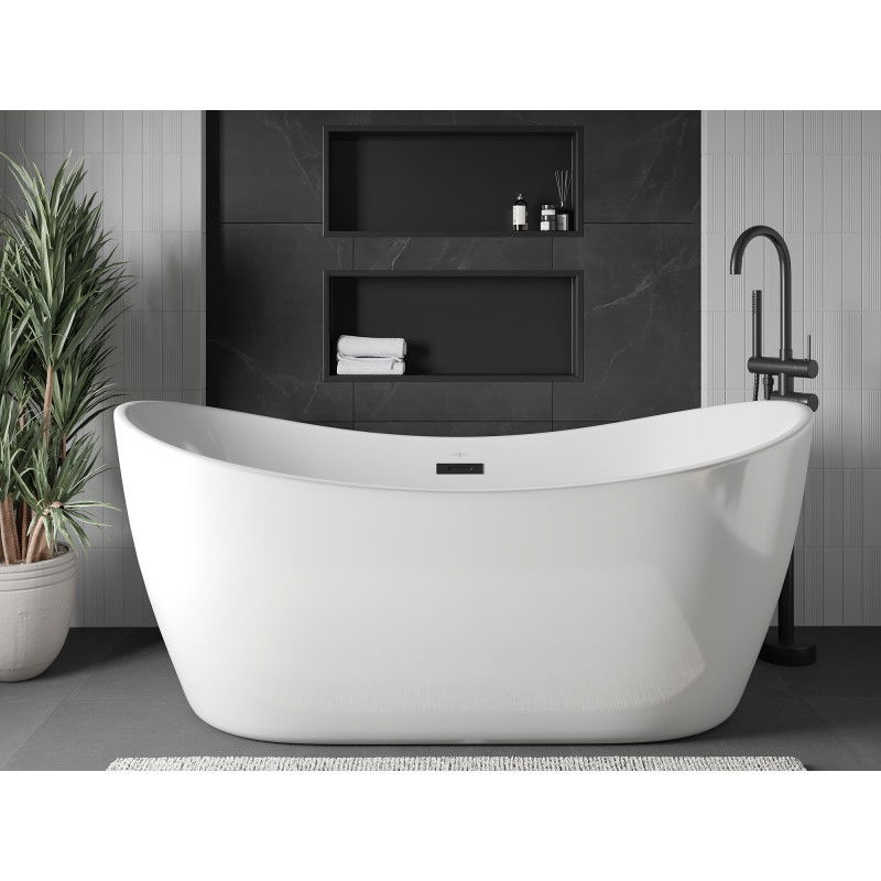 Mexen X-Wall-R nišinė lentyna su apvadu 75 x 30 cm, juoda - 1970753010