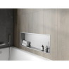 Mexen X-Wall-R nišos lentyna su apykakle 90 x 30 cm, inox - 1910903010