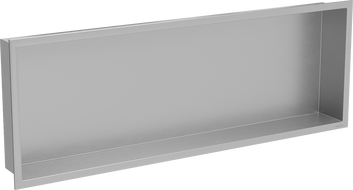Mexen X-Wall-R įleidžiama lentyna su apsiuvimu 90 x 30 cm, inox - 1910903010
