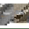 Mexen X-Wall-R įleidžiama lentyna su apsiuvimu 90 x 30 cm, Balta - 1920903010