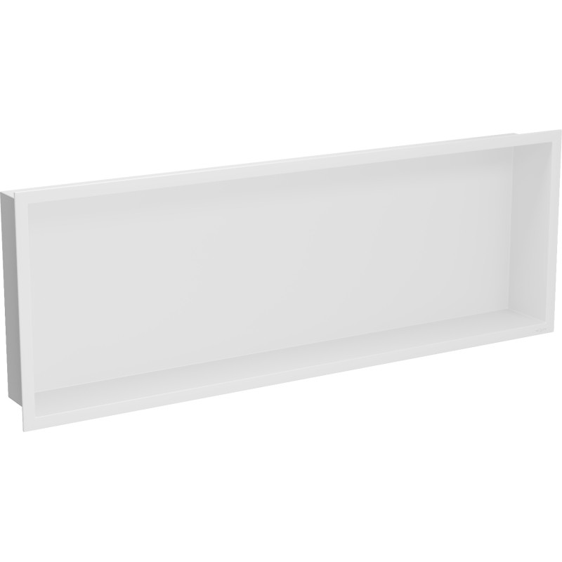 Mexen X-Wall-R nišinė lentyna su apykakle 90 x 30 cm, balta - 1920903010