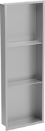 Mexen X-Wall-R įleidžiama lentyna su apsiuvimu ir lentynėle 90 x 30 cm, inox - 1910903010S